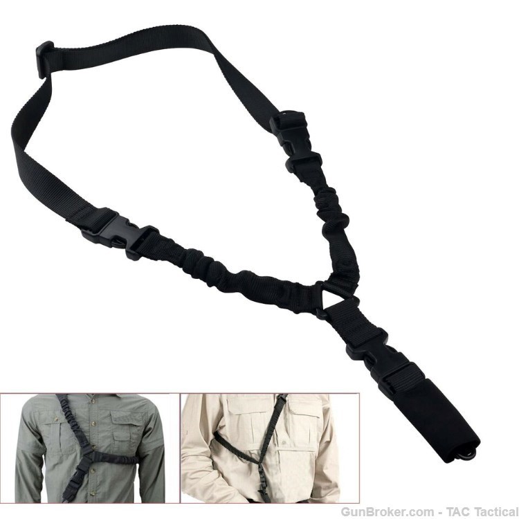 AR-15 M-4 Single Point Harness with clamp everything included -img-5