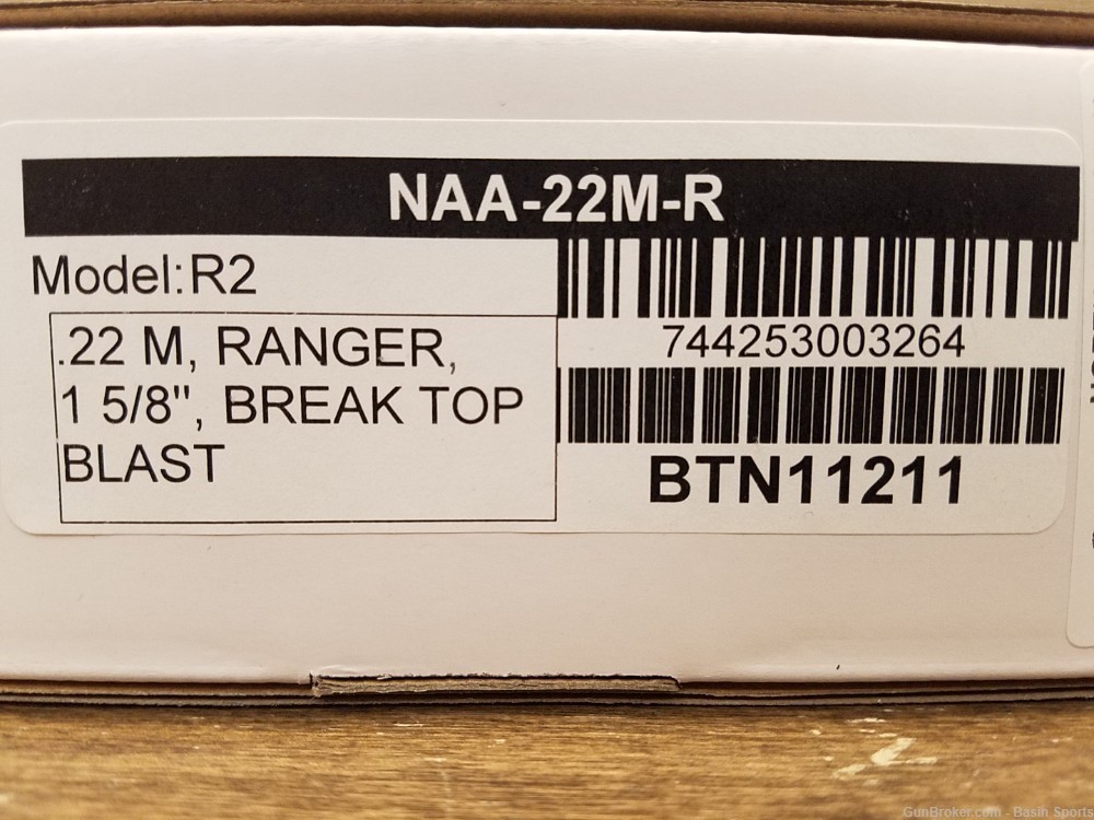 North American Arms NAA Ranger 22 Mag Top Break 22WMR NAA-22M-R-img-5