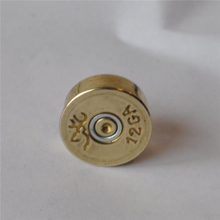 Browning 12 Gauge Shotgun Shell  Tie Tac Cap Pin Lapel Pin Trap Shooting-img-0