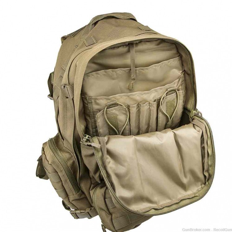 VISM by NcSTAR CB3D3013T 3013 3Day Backpack - Tan-img-1