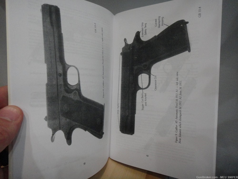 1964 Army Technical Manual TM Pistol Caliber .45 Automatic M1911A1 (G277)-img-3