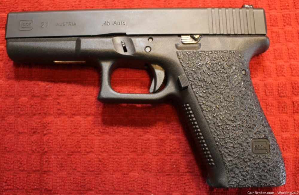 Glock 21 45ACP with Robar Grip Reduction Semi Pistol w Two 13 Rd Magazines-img-2