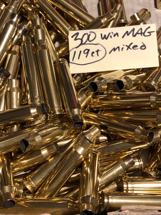 300 Winchester magnum fired brass casings-img-6
