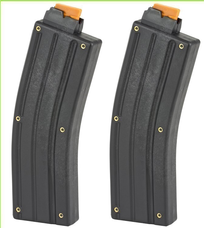 TWO CMMG Factory Magazines, 22LR, 25Rd, Fits AR15 Rifles TWO PACK SALE!-img-0
