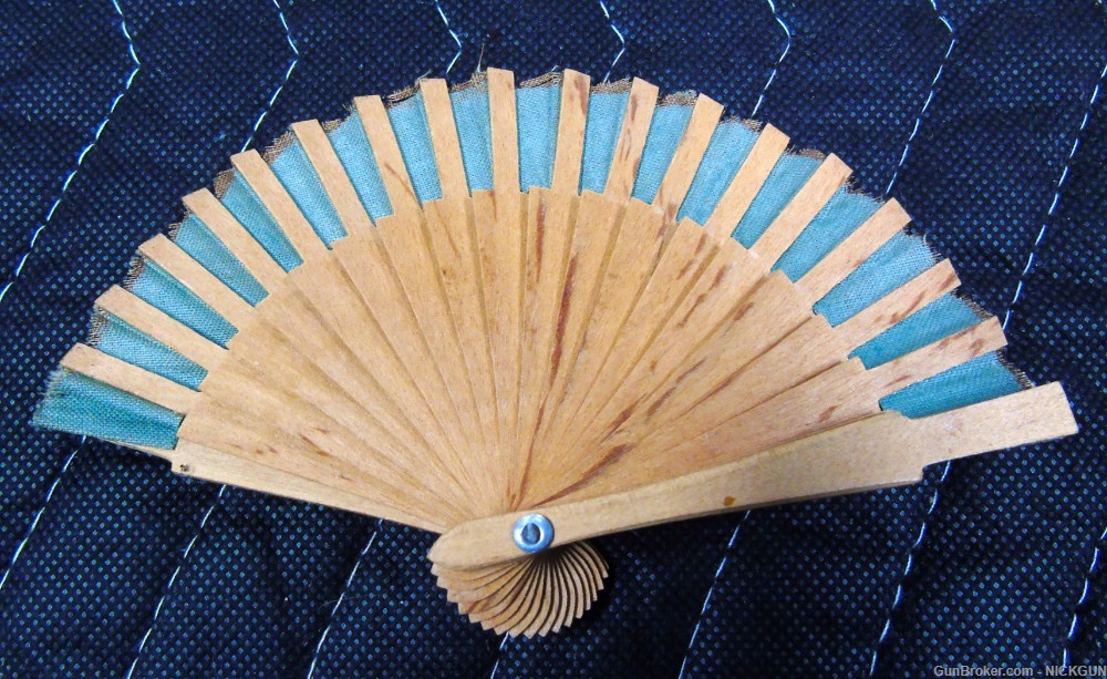 Antique/vintage Japanese Doll & fan from WWII USN Pilots estate. -img-2