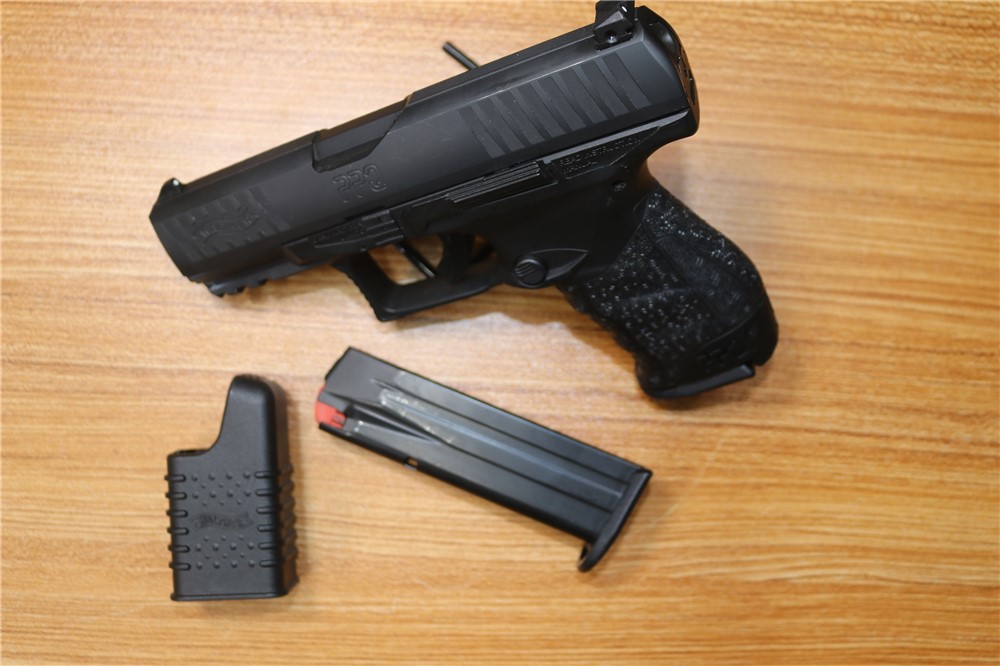 Walther Model PPQ 9mm Black 4" Barrel 2 Mags-img-0