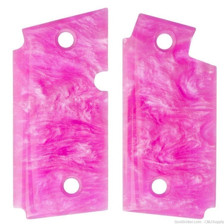 Sig Sauer P238 Pink PearLite Polymer New Factory Grips-img-0