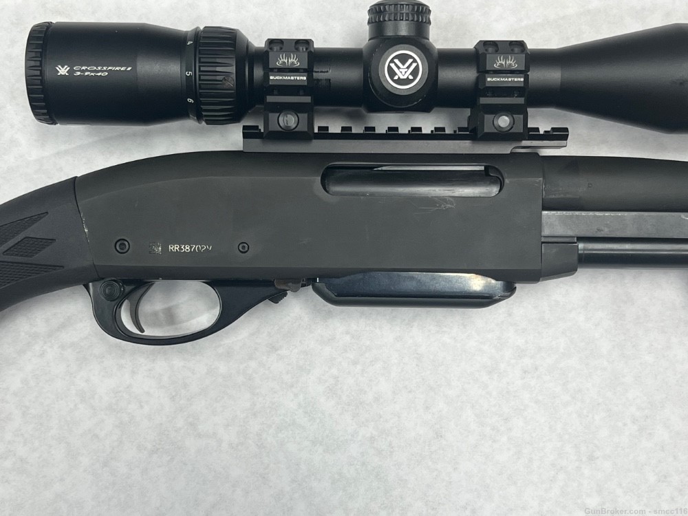 Remington 7600 30-06 black synthetic with vortex scope -img-1