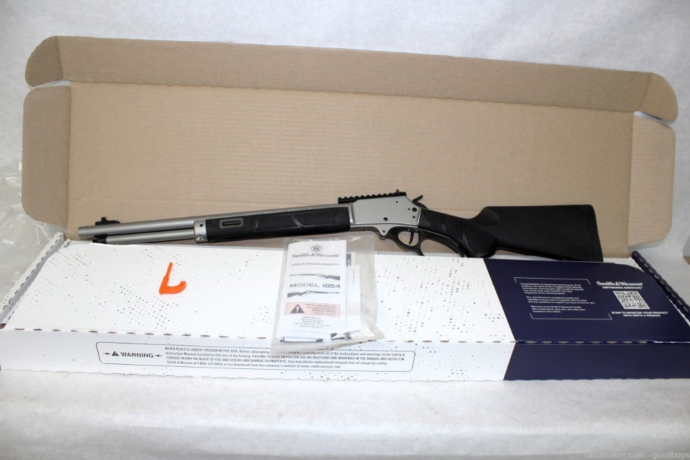 S&W 1854 .44 Mag Syn Lever Action 19.25" SS 13812 NIB-img-0