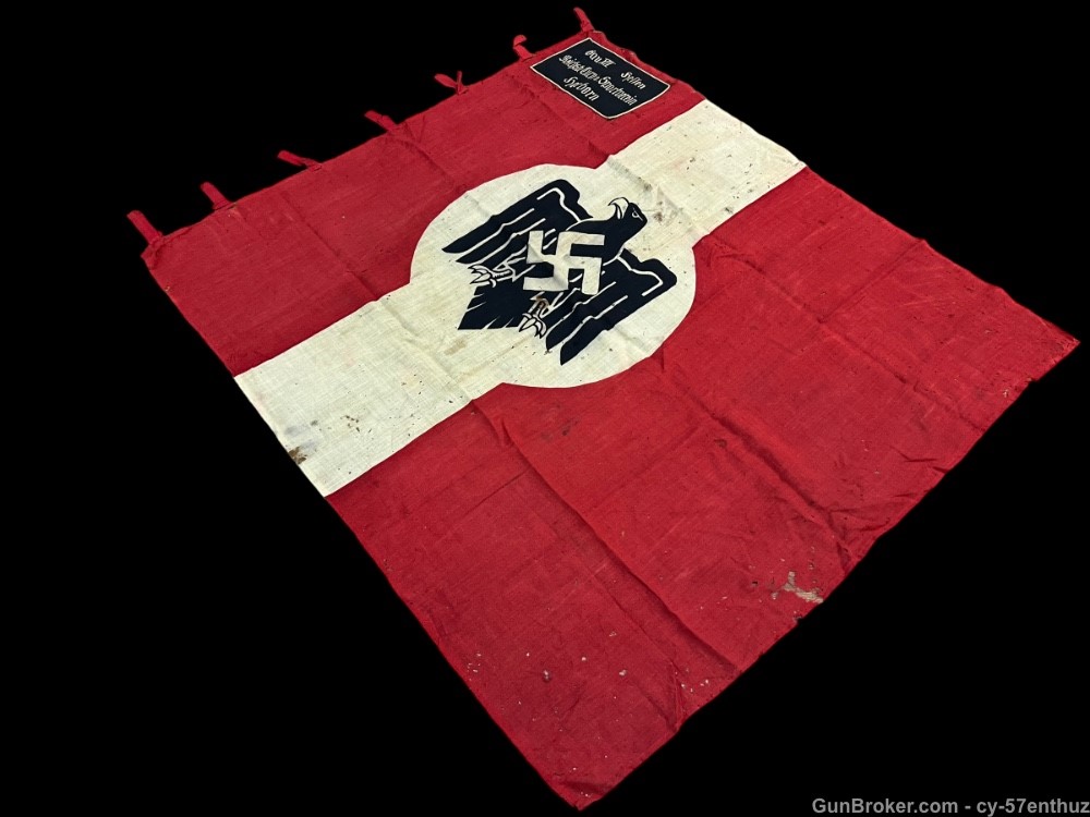 WW2 German Large Sports Flag Unit Marked wwii hessen olympics nsdap-img-7