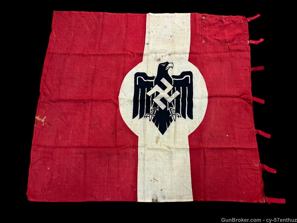 WW2 German Large Sports Flag Unit Marked wwii hessen olympics nsdap-img-10