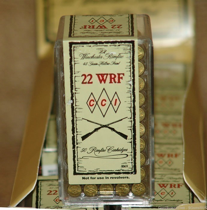 WRF CCI/ 22 Cal. WRF HP Winchester Rim Fire Cartridges. 50 Rounds-img-1