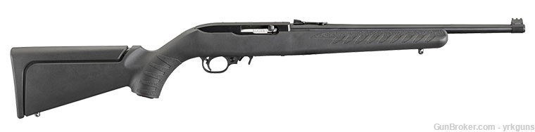 Ruger 10/22 22LR Compact Black 16" Fiber Optic Rifle NEW 31114-img-0