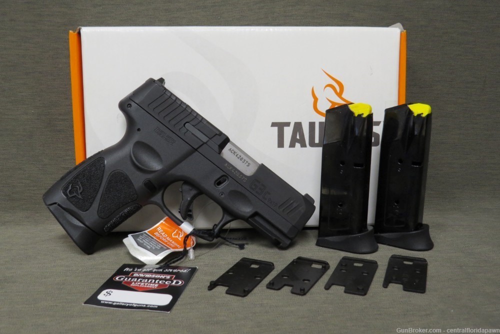 Taurus G3C TORO 9mm Pistol 9 mm 12+1 1-G3CP931 Optic Ready-img-0