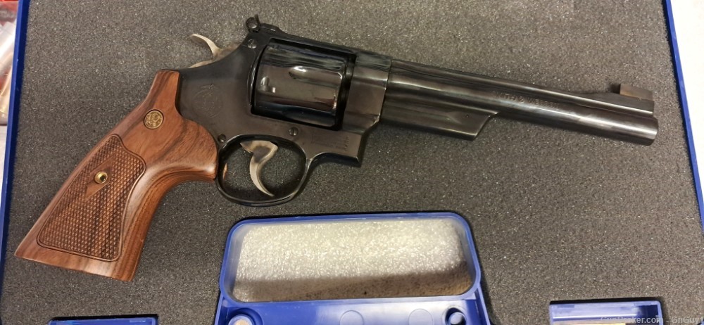 Smith Wesson 25 -15  45 Colt Revolver 6.5 barrel Adj Sight Blued .45-img-0