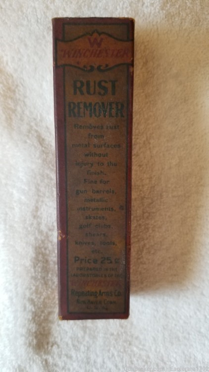 Vintage WINCHESTER Rust Remover compound. -img-0