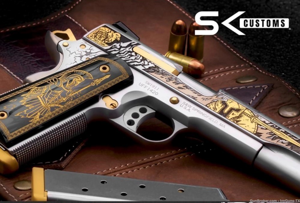 S&W 1911 E-SERIES GODS OF OLYMPUS - ARES ONE of 200 (PRICELESS)-img-3