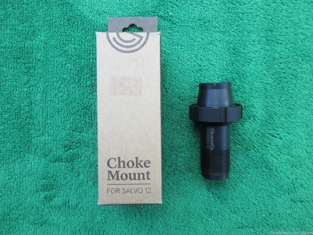 SilencerCo Choke Mount Adapter for Salvo 12 Mossberg 500 Improved Cylinder -img-0