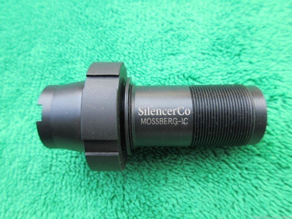 SilencerCo Choke Mount Adapter for Salvo 12 Mossberg 500 Improved Cylinder -img-1