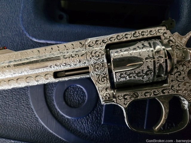 NIB Custom Engraved Colt King Cobra Target-img-2