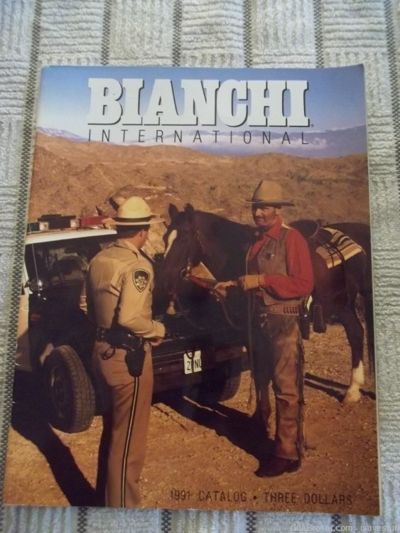1991 BIANCHI LEATHER Holster Catalog Book 60+ pages Sig Glock S&W Beretta-img-1