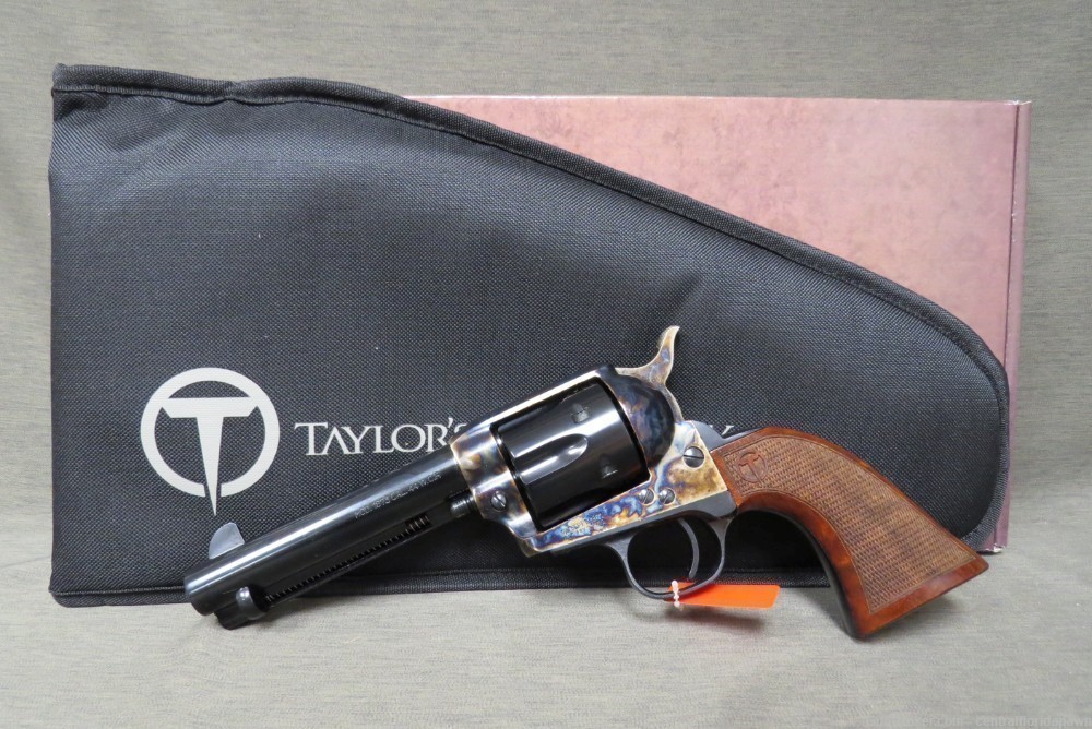 Taylor's Uberti 1873 Smokewagon .44-40 SA Revolver Taylors 550814 4.75-img-0