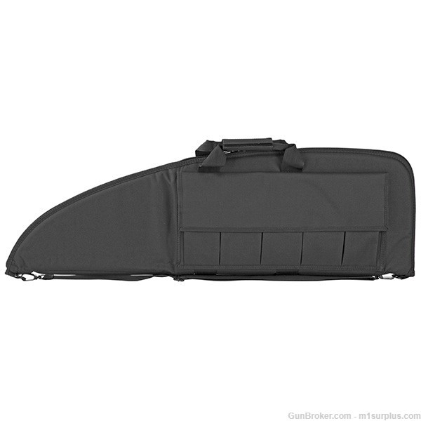 VISM 38" Black Color Tactical Rifle Gun Case fits Ruger 10/22 77/22 Rifle -img-0