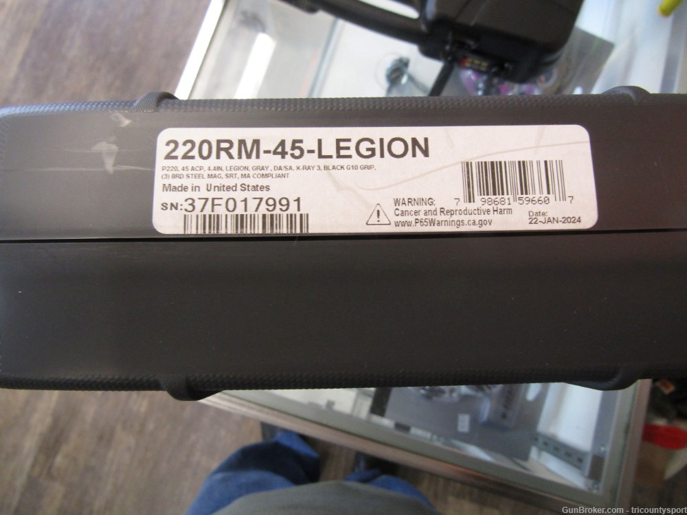 Sig Sauer 220RM45LEGION P220 Legion *MA Compliant Full Size Frame 45 ACP 8+-img-0