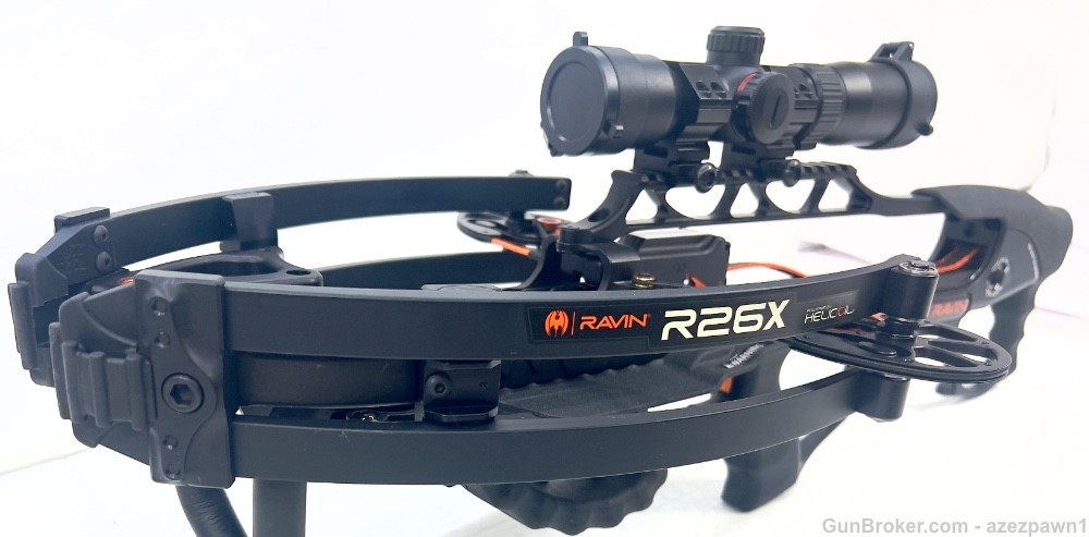Ravin R26X Crossbow with coffin hard shell case and bolts -img-2