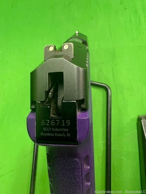 SCCY CPX-2 Pistol Purple 9MM with 1 Mag -img-1