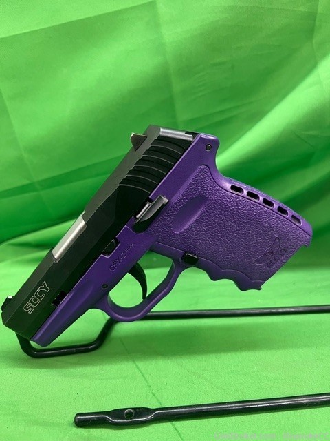 SCCY CPX-2 Pistol Purple 9MM with 1 Mag -img-3