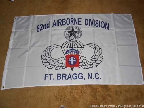 82nd Airborne Wings 3x5 Flag - Fort Bragg -img-0