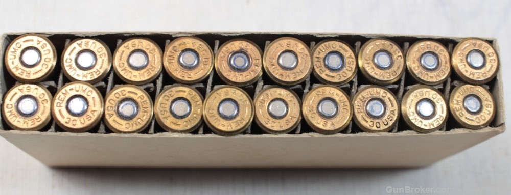 Remington Arms box of 20, Blank Cartridges Caliber .30 (1898) M3-img-3