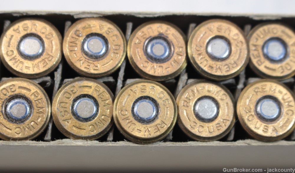 Remington Arms box of 20, Blank Cartridges Caliber .30 (1898) M3-img-4