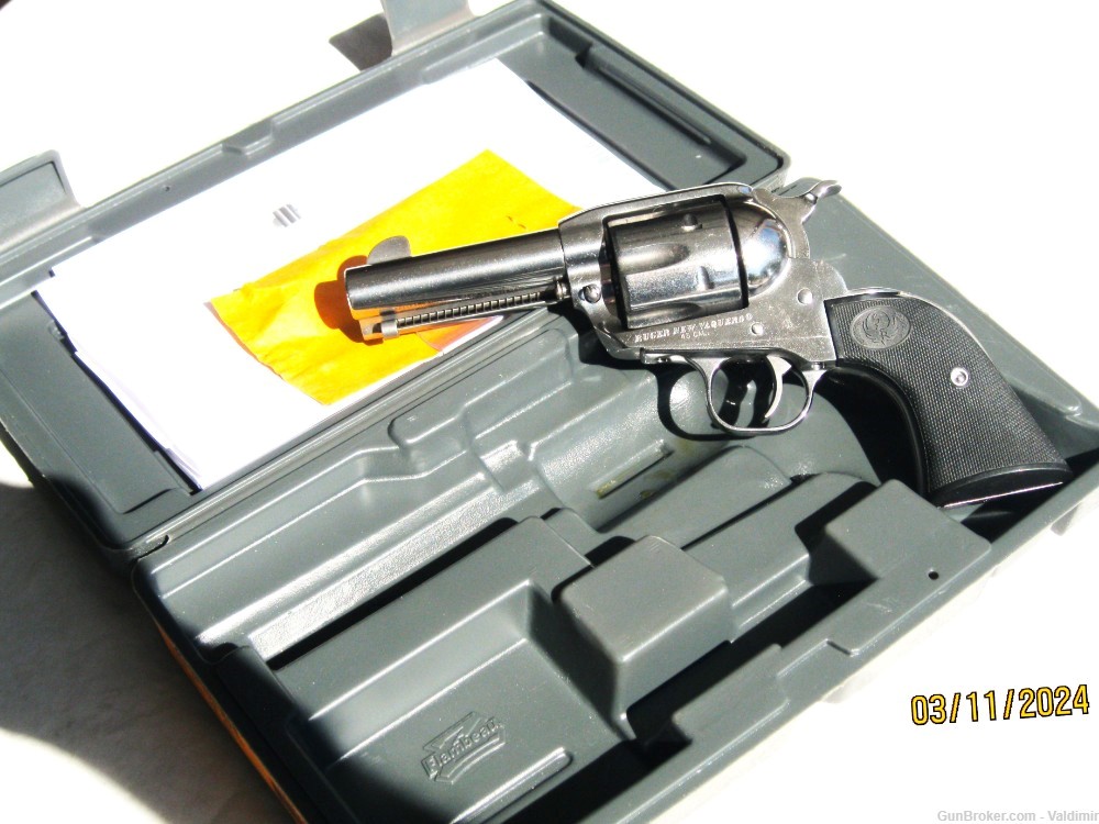 RUGER NEW VAQUERO-NEW, UNFIRED, STILL IN THE BOX, .45 LC-img-12