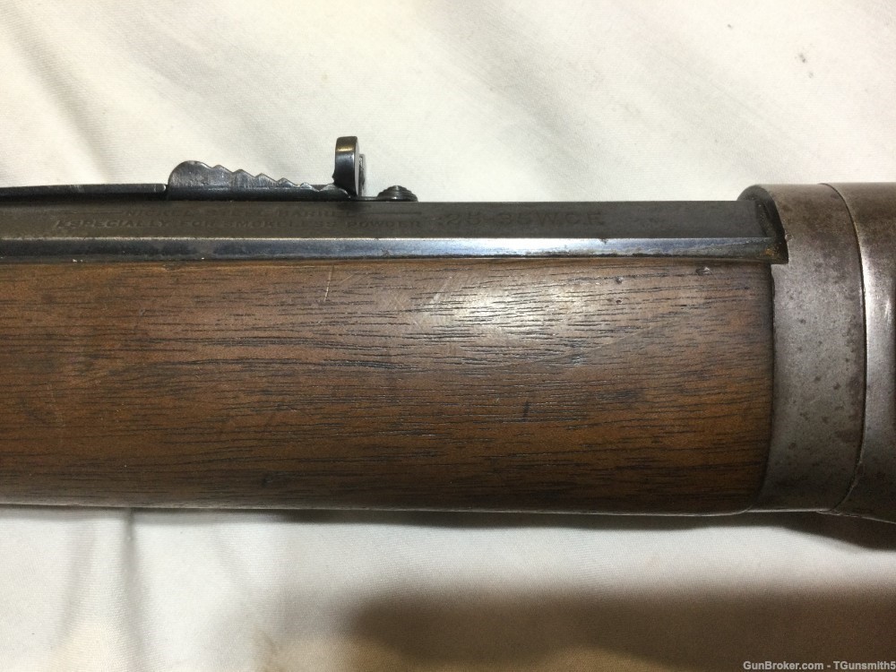 1921 WINCHESTER MODEL 1894 Take-Down LEVER ACTION RIFLE in .25-35 Cal.-img-10