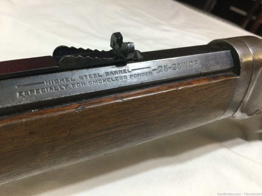 1921 WINCHESTER MODEL 1894 Take-Down LEVER ACTION RIFLE in .25-35 Cal.-img-52