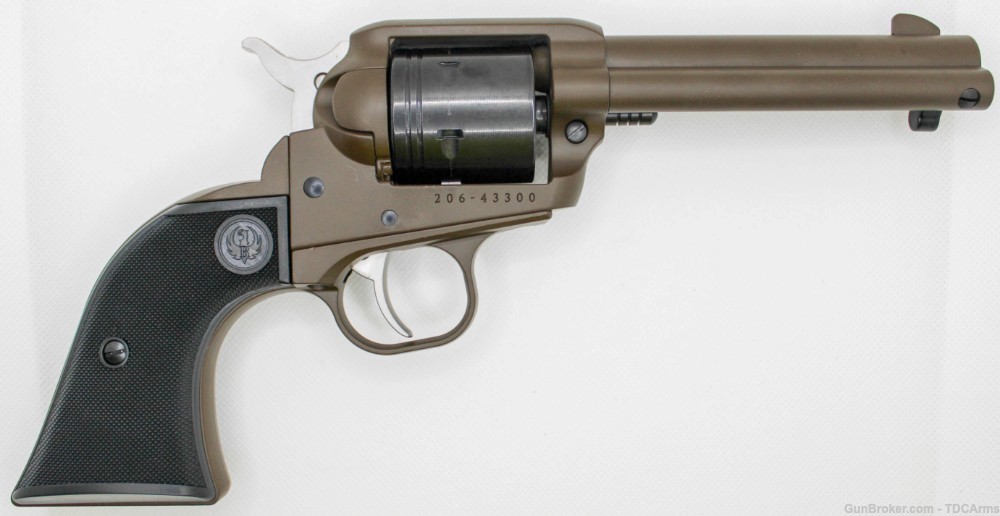 RUGER WRANGLER 22LR 02021 Plumb Brown Cerakote Ruger 22lr Revolver-img-2