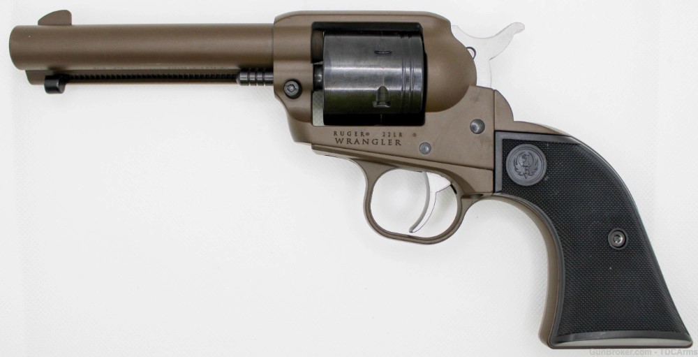 RUGER WRANGLER 22LR 02021 Plumb Brown Cerakote Ruger 22lr Revolver-img-3