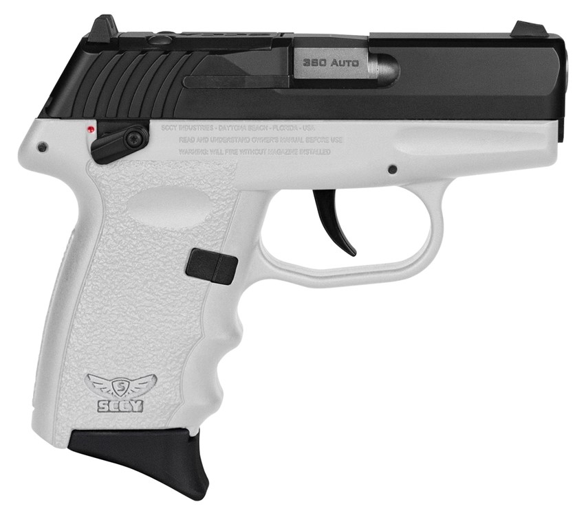 SCCY Industries CPX-4 RD 380 ACP Pistol 2.96 White CPX4CBWTRDRG3-img-0