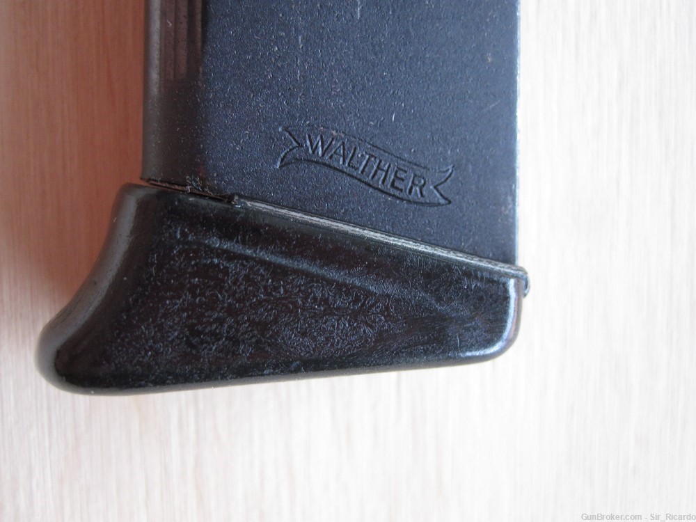 EARLY exceedingly rare finger extension vintage Walther PP magazine 7.65mm -img-0