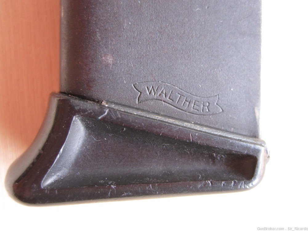 EARLY Walther Banner PP magazine 7.65mm vintage finger extension rare 4-img-0