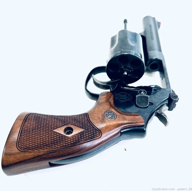 Smith & Wesson 19-9 .357 Combat Magnum Revolver Wood/blued 4.25" barrel-img-4