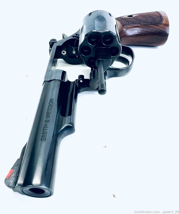 Smith & Wesson 19-9 .357 Combat Magnum Revolver Wood/blued 4.25" barrel-img-3