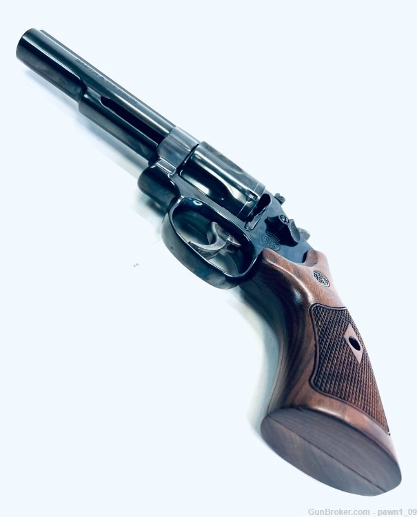 Smith & Wesson 19-9 .357 Combat Magnum Revolver Wood/blued 4.25" barrel-img-9