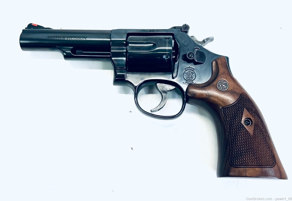 Smith & Wesson 19-9 .357 Combat Magnum Revolver Wood/blued 4.25" barrel-img-0
