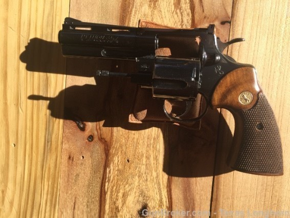 Colt Python .357 Magnum 4” 1966 95%+ RARE Hollow Under Lug Colt Letter-img-28