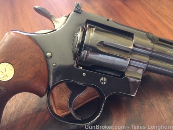 Colt Python .357 Magnum 4” 1966 95%+ RARE Hollow Under Lug Colt Letter-img-11