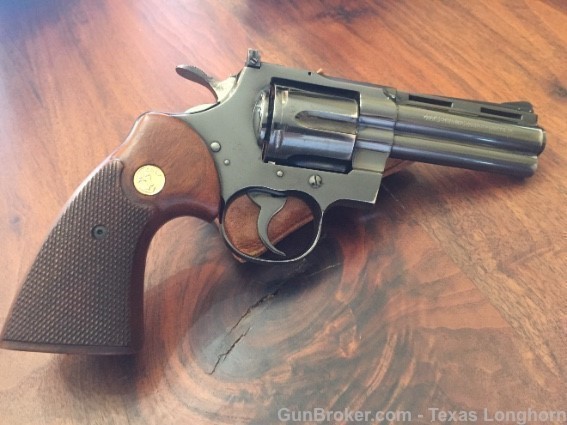 Colt Python .357 Magnum 4” 1966 95%+ RARE Hollow Under Lug Colt Letter-img-9