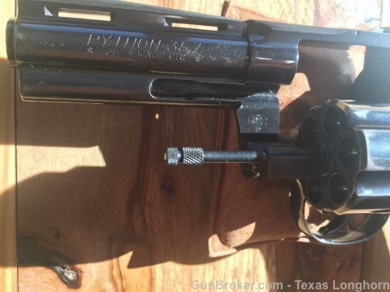 Colt Python .357 Magnum 4” 1966 95%+ RARE Hollow Under Lug Colt Letter-img-27